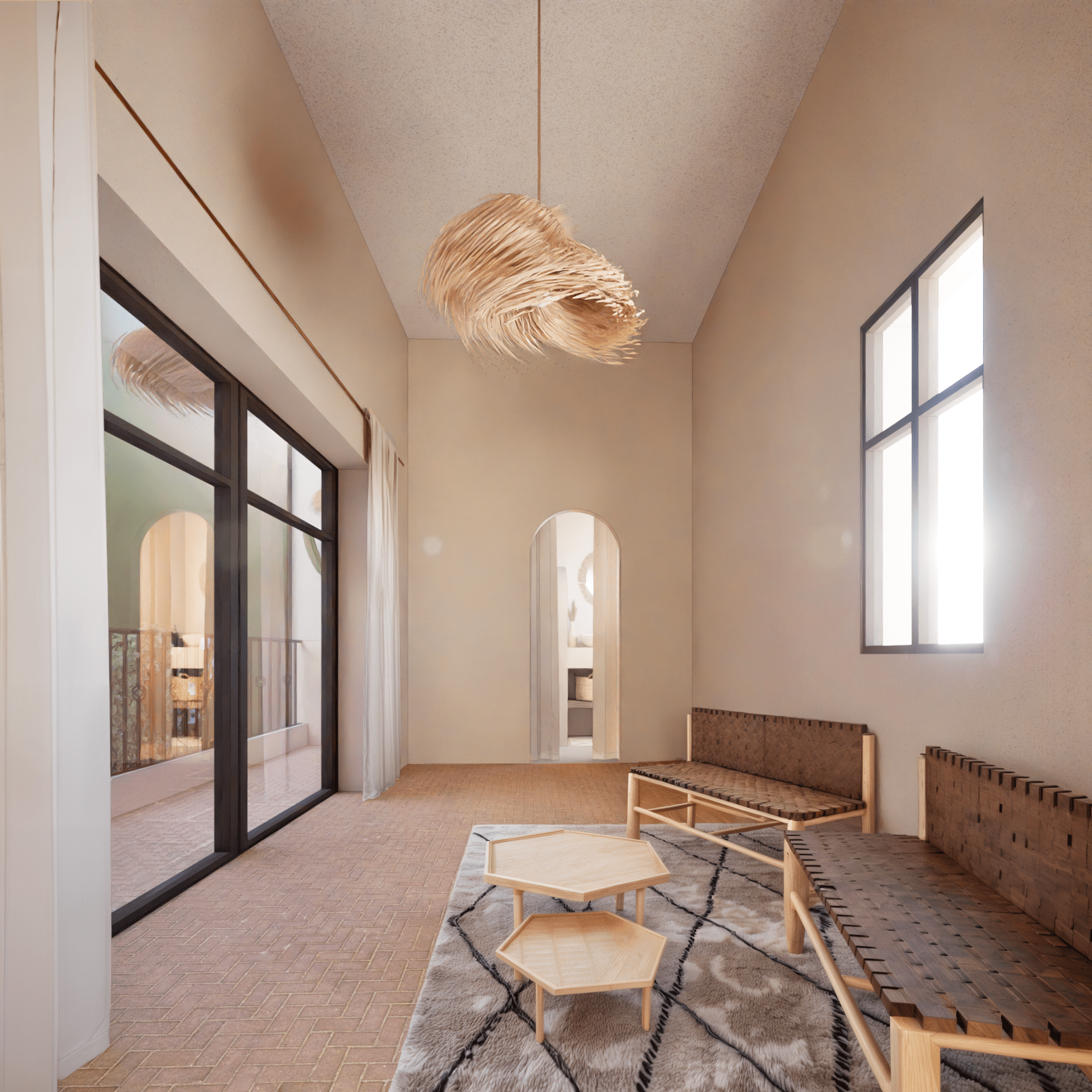 Bright Waiting Area